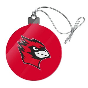 Wesleyan University Primary Logo Acrylic Christmas Tree Holiday Ornament - 1 of 4