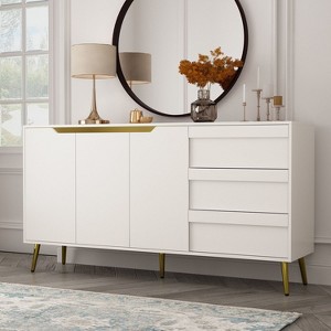 Famapy Sideboard Cabinet  Dresser Cabinet Buffet Sideboard Chest - 1 of 4