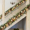 6FT Artificial Gold Christmas Garland - PVC Greenery with Balls, Pinecones & Foliage, Holiday Decor for Mantel, Staircase, Indoor Outdoor - 4 of 4