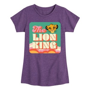 Girls' - Disney - Retro Styled Fitted Short Sleeve Graphic T-Shirt - 1 of 4