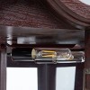 PAGED Elegant Bookshelf Lighted Corner Storage Cabinet with Tempered Glass Doors & Shelves, Display Case for Home Office, Study - 3 of 4
