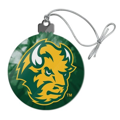 North Dakota State Tie Dye Acrylic Christmas Tree Holiday Ornament