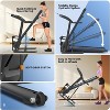 KRISRATE Foldable Treadmill with Sit Up Bench, 2025 Upgrade 3.5HP Portable Treadmills for Home with Incline, Smart LCD Display Body Fat & Heart Rate - 2 of 4