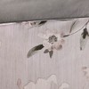3 Pcs Elegant Engineered Floral Print Cotton Comforter Set, All Season Home Textile for Lux Bedroom Decor - 4 of 4