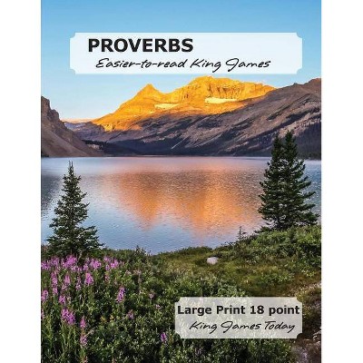 PROVERBS Easier-to-read King James - Large Print by  Paula Nafziger (Paperback)