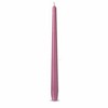 tag Color Studio 12" Traditional Taper Unscented Smokeless Paraffin Wax Candle Lilac Set of 4, Burn Time 8 hrs. - 2 of 2