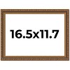 PosterPalooza | Classic Gold Picture Frame - UV Acrylic, Backing Board, Hanging Hardware Included - 2 of 4