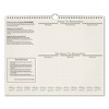 Recycled Wall Calendar, Unruled Blocks, 15 x 12, Sand/Green Sheets, 12-Month (Jan to Dec): 2025 - 2 of 4