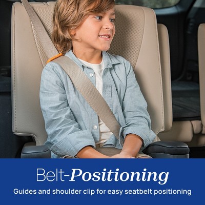 Chicco GoFit ClearTex Plus Backless Booster Car Seat - Obsidian