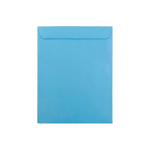 Jam Paper 10 X 13 Open End Catalog Colored Envelopes Blue Recycled 10 ...