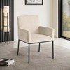 Meridian Furniture,Reeves Chenille Fabric Dining Chair, Set of 2 - 2 of 4