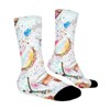 Music Instruments Women Printed Crew Socks Funny Funky Socks Soft Polyester Novelty Gifts for Artists Men - 3 of 4