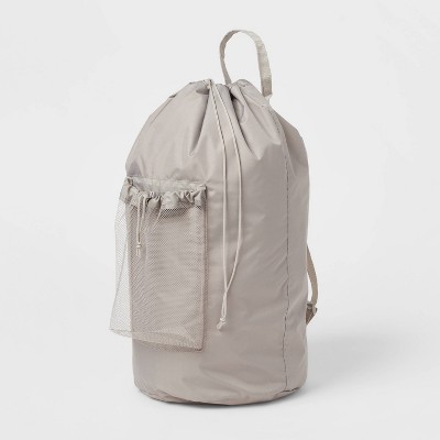 Backpack Laundry Bag Textured Gray - Brightroom™ : Target