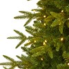 6.5ft. Fir Look Artificial Christmas Tree with 400 Clear LED Lights & 2056 Branches – Bright Festive Holiday X-Mas Display - 3 of 4