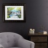 Trademark Fine Art - Jeanette Vertentes The Waterfall Matted Framed Art - 2 of 4