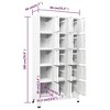 vidaXL Locker Cabinet Light Gray 35.4"x15.7"x70.9" Steel - 4 of 4