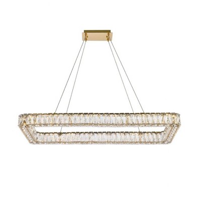 Elegant Lighting Monroe 1 - Light Pendant in  Gold