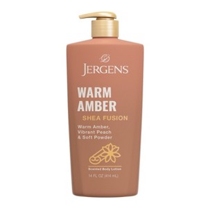 Jergens Shea Fusion Warm Amber Scented Body Lotion with Vitamin E