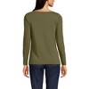 Lands' End Women's Long Sleeve Polished Essentials Boatneck Top - 2 of 3