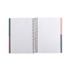 FRINGE Paperback Spiral Journal with Tab Dividers Madras Check - 4 of 4