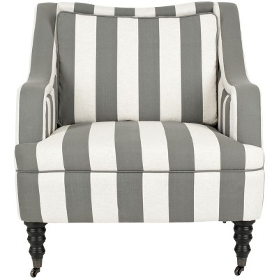 Homer Arm Chair - MCR4652A - Blue/White - Safavieh