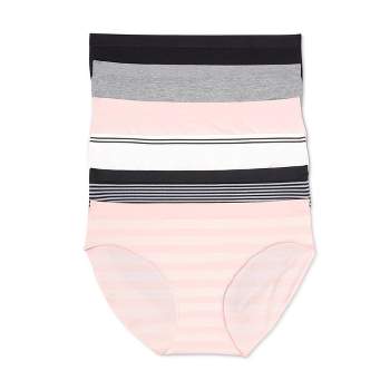 Women's 6pk Hipster Underwear - Auden™ Black/white/brown M : Target