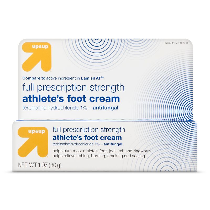 Athletes Foot Terbinafine Hydrochloride Antifungal Cream - 1oz - up &#38; up&#8482;, 1 of 6