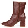Journee Collection Women's Trevi Inside Zip Block Heel Booties - 2 of 4