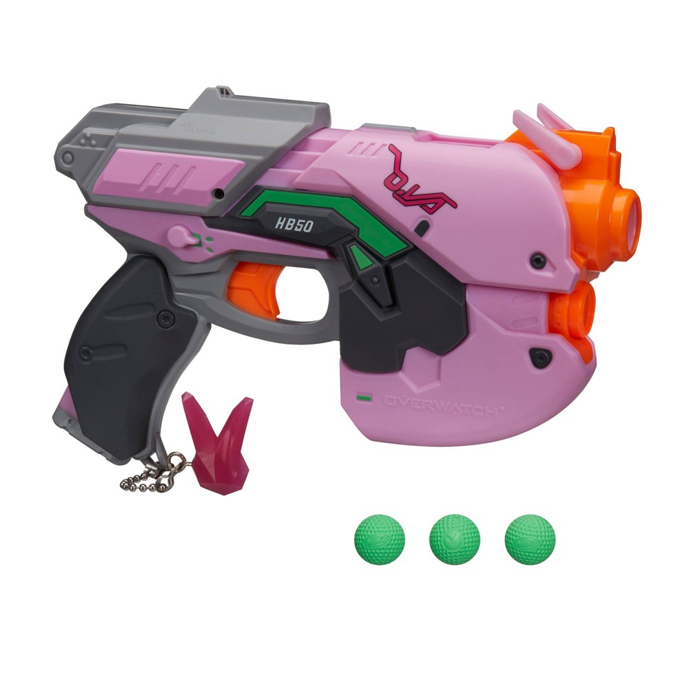 UPC 630509751303 product image for NERF Overwatch D.Va Rival Blaster with 3 OverWatch Nerf Rival Rounds | upcitemdb.com