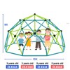 Vynxaria Kids Climbing Dome Tower - 12 ft Geometric Playground Dome Climber Monkey Bars Play Center, Rust & UV Resistant Steel Supporting 1000 LBS - 3 of 4