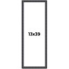 PosterPalooza | Panoramic Linear Black Picture Frame - UV Acrylic, Foam Board Backing, Hanging Hardware - 2 of 4