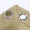 Home Mart Goods Gold Sheer Window Grommet Curtain Set 84" Inches Long ( 2 Panels) - 3 of 4