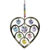 Woodstock Wind Chimes Woodstock Rainbow Makers Collection, Heart of Hearts, 4.5'' Confetti Crystal Suncatcher HHCO - image 3 of 4