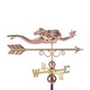 Pure Copper Little Mermaid Weathervane - Good Directions: Outdoor Rooftop Decor Sculpture - 4 of 4