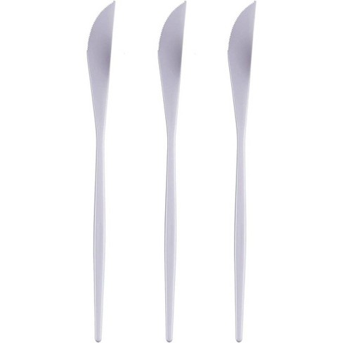 Modern Silver Plastic Forks 20ct