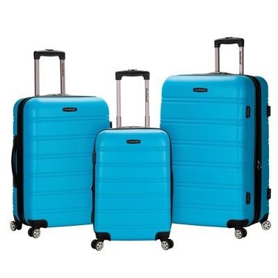 Rockland Melbourne Hardside Expandable Luggage with Spinner Wheels Turquoise 3-Piece Set (20/24/28)