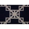 36"x48" Aberdeen 1/2" Rug'D Chair Floor Mat Navy Blue/Tan - Anji Mountain: Indoor Polyester Diamond Pattern Rectangle - 3 of 4