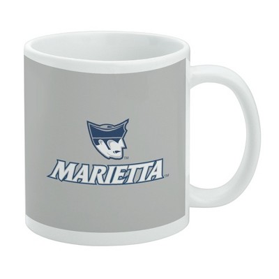Marietta College Secondary Logo Ceramic Coffee Mug Novelty Gift Mugs for Coffee Tea and Hot Drinks 11oz White
