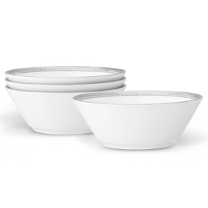 Noritake Whiteridge Platinum Set of 4 Fruit Bowls - 1 of 4