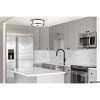 Urban Ambiance Luxury Modern Farmhouse Indoor Ceiling Light,  4-5/8''H x 12-5/8"W x 12-5/8''D,  Matte Black Finish, UHP4599 - 2 of 4