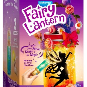 Joyfy Fairy Lantern Craft Kit, 2-in-1 Moon Lamps Arts and Crafts for Kids, Creative Activities, DIY Fairy Toys, Birthday Easter Gift for Girls Age 6 + - 1 of 4