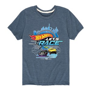 Boys' - Hot Wheels - Let's Race Logo Short Sleeve Graphic T-Shirt - 1 of 4