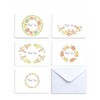 Paper Frenzy Spring Floral Collection Thank You Note Cards & White Envelopes - 25 pack - 3 of 3