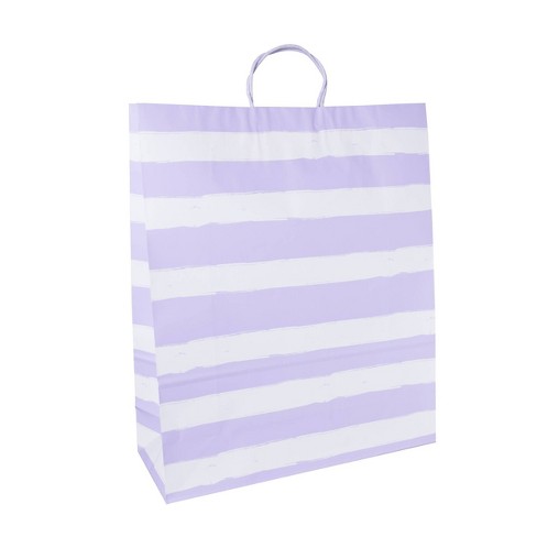 XLarge Striped Gift Bags Purple - Spritz™
