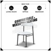 LeisureMod Lume Dining Chair Upholstered in Polyester with Powder-Coated Metal Legs Accent Side Chair for Dining Room, Kitchen - 4 of 4