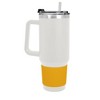 NHL Pittsburgh Penguins White Colossus Travel Mug with Team Color Silicon Gripe - 40oz - 2 of 4