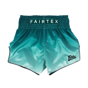 Fairtex BS1906 Green Fade Slim Cut Muay Thai Boxing Short - 1 of 4