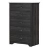 South Shore Fusion 5 Drawer Chest Gray Oak - 2 of 4