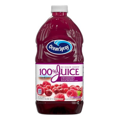 Ocean Spray 100% Cran-Raspberry Juice - 64 fl oz Bottle