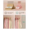 SONGMICS Coat Hangers Non-Slip Clothes Hangers Space-Saving Plastic Hangers 360°Swivel Rose Gold Hook - 4 of 4